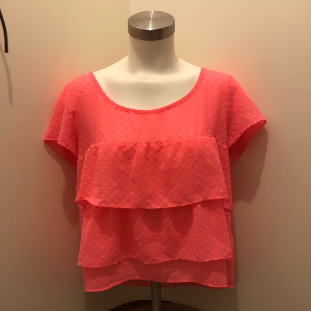 AEO ruffle top.